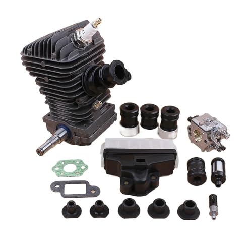 42,5 MM Motor Motor Montage Zylinder Kolben Vergaser AV Puffer Set Fit for MS250 MS230 025 023 MS 250 230 Kettensäge Ersatzteile von ERDHFG