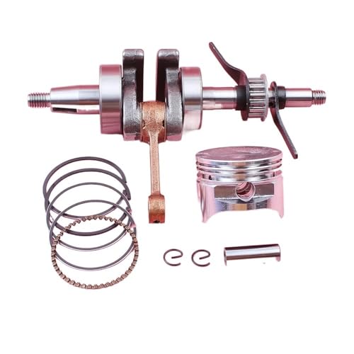 Kurbelwelle 39 mm Kolbenbolzenring Sicherungsringsatz passend for GX35 GX 35 4-Takt-Rasenmäher, kleines Gasmotor-Motorteil von ERDHFG
