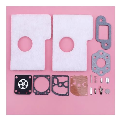 Vergaser Reparatur Rebuild Kit Fit for MS180 018 MS170 017 MS 180 170 Kettensäge Ersatz Werkzeug Teil Luftfilter Carb Dichtung von ERDHFG