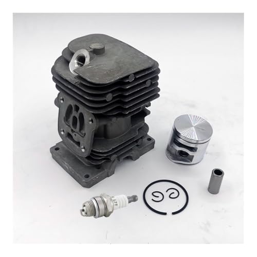 Zylinderkolbensatz mit 37 mm Bohrung und 38 mm Bohrung, passend for Neue MS170 MS180 170 180 MS171 MS181 MS 171 181 MS181C Garten-Gas-Kettensägenteile(New 38MM MS180) von ERDHFG