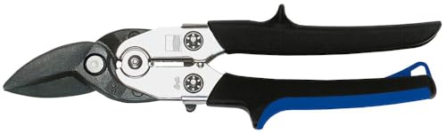 BESSEY Figuren-Schere D27, Gesamtlänge 260 mm, Schnittlänge 40 mm, Schneide mit Mikroverzahnung für abrutschsicheres Arbeiten, Gewicht 0,49 Kg von BESSEY