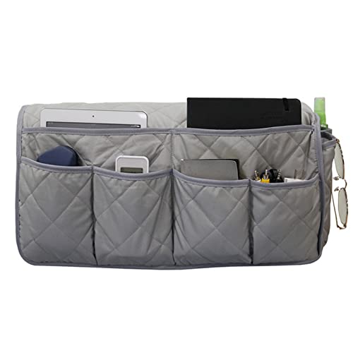 ERERE Sofa Armlehre Organizer, Sofa Organizer, Fernbedienungshalter -Sofa Armlehnen -Veranstalter, Armstuhl Seitentasche Liege Couch Speicher Caddy for Magazin Tablet(Grey) von ERERE