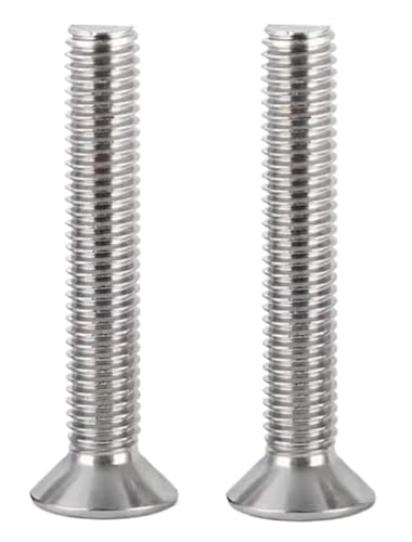 Senkkopf-Maschinenschrauben, 50 Stück M3X60/70/75/80 mm Edelstahl-Flachkopf-Kreuzschlitzschraube(M3*75) von ERERE