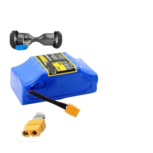ERFGDW 36V 4,4Ah Lithiumbatterie 10s2p Lithium-Ionen-Pack mit hoher Kapazität, kompatibel mit Scooter Twist-Autobatterie(36V4400mAh) von ERFGDW