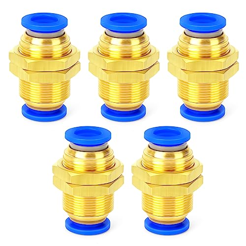 ERGAOBOY 5 Stück 4MM Rohr AD gerade mit Umlenkplatte Schnellverschluss pneumatische Anschlussverschraubungen ERGAOBOY 5 Stück 4MM Rohr AD gerade mit Umlenkplatte Schnellverschluss pneumatische Anschlussverschraubungen von ERGAOBOY