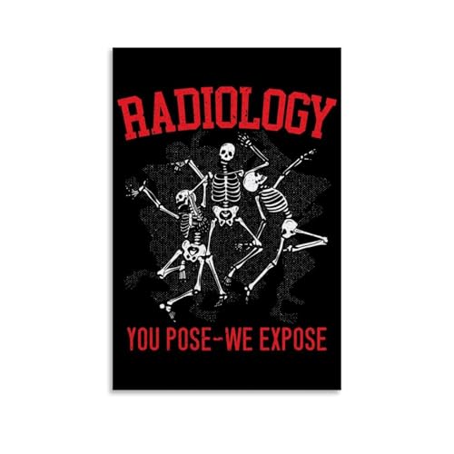 ERGDHbd Radiologie-Poster, lustige Kunstdrucke, ästhetisch, 60 x 90 cm von ERGDHbd