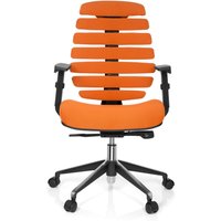 hjh OFFICE Bürostuhl / Drehstuhl ERGO LINE II Stoff, orange von hjh OFFICE