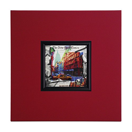 Mini Kunstdruck auf Papier (Poster) "New York Taxi", mit Rahmen aus Holz und rotem Eco-Leder, ohne Glas, 40x40x1.5 cm, ErgoPaul, IGP4332-E1-80CR10-40x40x1.5 Mini Kunstdruck auf Papier (Poster) "New York Taxi", mit Rahmen aus Holz und rotem Eco-Leder, ohne Glas, 40x40x1.5 cm, ErgoPaul, IGP4332-E1-80CR10-40x40x1.5 von ERGO-PAUL