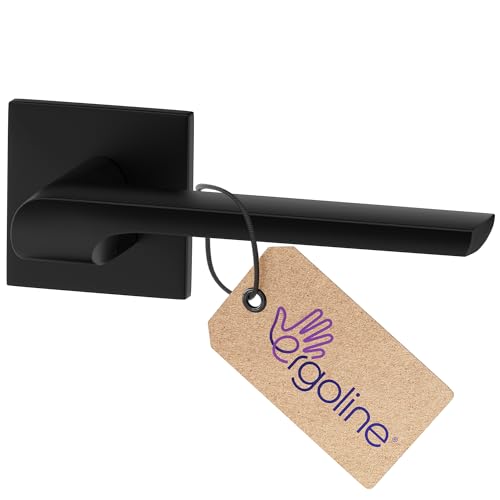 ERGO line Modern Design, Schwarz Türbeschlag ZOE, Türgriff ohne Schlossrosette Schwarz Matt, Eckig Drückergarnitur, Die ultra-feine Silhouette, Türbeschlag, Türklinke Schwarz, Türdrücker ERGO line Modern Design, Schwarz Türbeschlag ZOE, Türgriff ohne Schlossrosette Schwarz Matt, Eckig Drückergarnitur, Die ultra-feine Silhouette, Türbeschlag, Türklinke Schwarz, Türdrücker von ERGO line