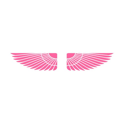 Big Wings Design Elements feine Schnitzaufkleber, 40 x 129 cm, fällt nicht ab, Rosa von ERGOU