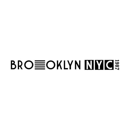 Brooklyn New York City Typograf Wandaufkleber 10x107.5cm Wasserfest Schwarz Brooklyn New York City Typograf Wandaufkleber 10x107.5cm Wasserfest Schwarz von ERGOU