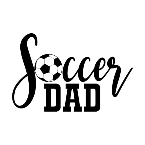 Fußballvater auf Wand- und Wandaufkleber aus Vinyl 36x55.4cm Verschiedene Größen Schwarz Fußballvater auf Wand- und Wandaufkleber aus Vinyl 36x55.4cm Verschiedene Größen Schwarz von ERGOU
