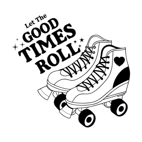 lass die guten Zeiten rollen Typografie Rollschuh Rollschuhe Clipart Design Inline-Skating Wand- und Wandaufkleber aus Vinyl 42x43.9cm Individuelle Anpassung Schwarz lass die guten Zeiten rollen Typografie Rollschuh Rollschuhe Clipart Design Inline-Skating Wand- und Wandaufkleber aus Vinyl 42x43.9cm Individuelle Anpassung Schwarz von ERGOU