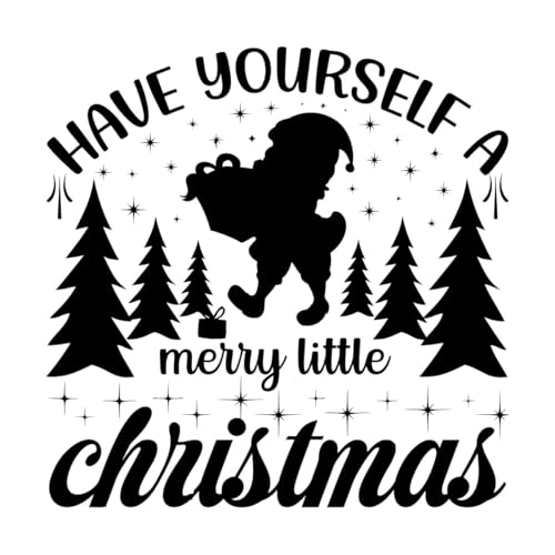 weihnachten typografie haben sie ein frohes kleines weihnachten Gravuraufkleber 42x42.1cm Wandverschönerung Schwarz weihnachten typografie haben sie ein frohes kleines weihnachten Gravuraufkleber 42x42.1cm Wandverschönerung Schwarz von ERGOU