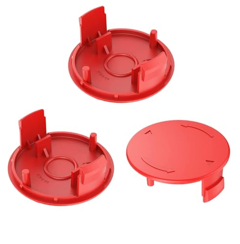 3 Stück F016F04841 Rasentrimmer Spulenabdeckung, Saitentrimmer Spulenabdeckung für Bosch Elektro Freischneider AFS 23-37 Rasentrimmer Ersatzteil für Bosch Motorsense-RED von ERHUO