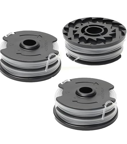 3Stücke Rasentrimmer Faden für LIDL Parkside Akku-Rasentrimmer PRTA 20-Li A1,B2,C3;PRT 550 A1, A3;PRT 300 A1 von ERHUO