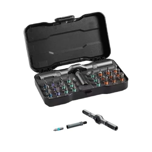 Hardpointing Dly Screwdriver Set, 24 In 1 Dly Screwdriver Set Magnetic Compact And Portable Ratchet(Silver) von ERICAT