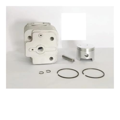 48F ZYLINDERKOLBENSATZ 48mm fit for 1E48F 6300 2 HUB 63CC Benzin Motor Bohrer BLATTGEBLÄSE Zylinder Montage(for 48F Leaf Blower) von ERIHJOX