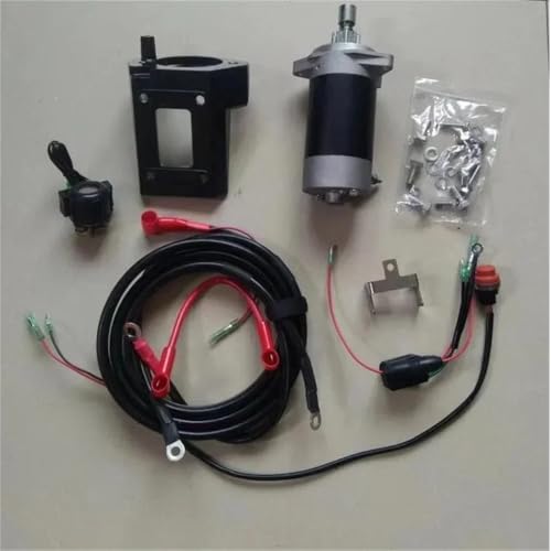 DT30 ELEKTRISCHE Start Conversion KIT Fit for 2T 30HP AUßENBORD Starter Motor Batterie GLEICHRICHTER REGLER Schalter(Without Gear Ring) von ERIHJOX