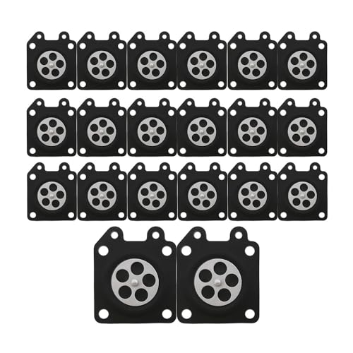 ERIHJOX 10/20Pcs Kettensäge Vergaser Dosierung Membran Fit for 95-526 500 3800 4500 5200 5800 Auto Montage Kit(20PCS) von ERIHJOX