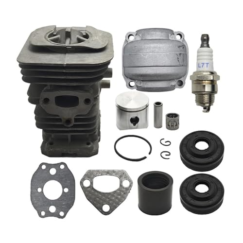 ERIHJOX 38mm Zylinder Kolben Motor Pan Öl Kit Fit for 136 137 141 142 Kettensäge Verteiler Vergaser Dichtung von ERIHJOX