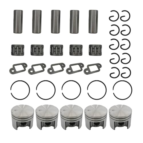 ERIHJOX 5set 38MM Kolben Ringe Lager Kit Fit for MS180 MS180C MS 180 018 Kettensäge Ersatz Sägen Motor Motor 11300302004 von ERIHJOX