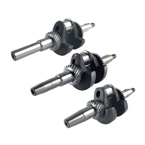 ERIHJOX Kurbelwelle passend for GX160 168F GX200 170F 5,5 PS 6,5 PS Benzinmotoren, 2~3 kW Generatorwasser, 230 mm oder 252,5 mm Länge(168F 170F 6 Spline) von ERIHJOX