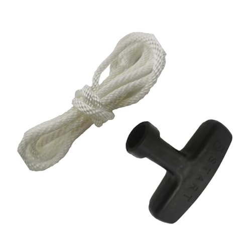 ERIHJOX Rasenmäher-Zuggriff, Starter-Startschnur, Seil, Motor, Benzingriff, Kordelzug, passend for die meisten Benzin-Rasenmäher GX160 ERIHJOX Rasenmäher-Zuggriff, Starter-Startschnur, Seil, Motor, Benzingriff, Kordelzug, passend for die meisten Benzin-Rasenmäher GX160 von ERIHJOX