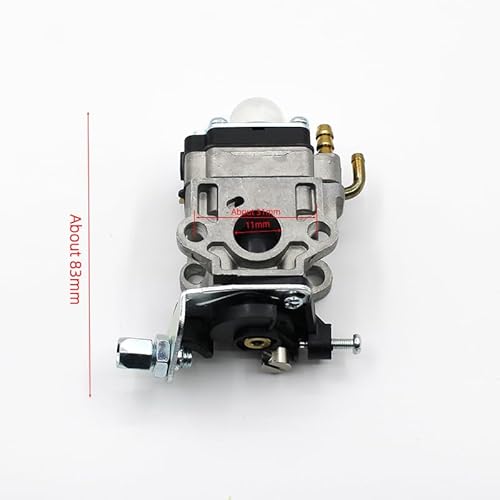 ERIHJOX Vergaser Carb 11mm 15mm for 2-Takt Hedge 22cc 26cc 33cc 34cc 43cc 49cc 52cc Brushcutter Pinsel Cutter Kettensäge 40-5(11mm) von ERIHJOX