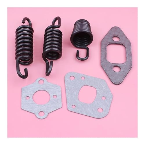 ERIHJOX Vergaser Carb Dichtung AV Mount Set Fit for 350 351 352 370 390 Kettensäge Ersatz Werkzeug Ersatz Teil von ERIHJOX