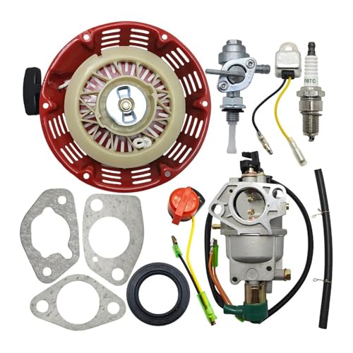 ERIHJOX Vergaser-Reversierstarter passend for GX240 8HP GX270 9HP GX340 11HP GX390 13HP Generator Motor Motorteile 16100-Z5L-F11 von ERIHJOX