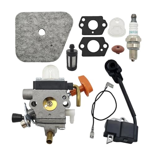 ERIHJOX Vergaser Zündspule Luftfilter Kit Fit for FS87 FS90 FS100 HL100 HL95 KM90 HT100 KM100 KM130 Reparatur Ersatzteile ERIHJOX Vergaser Zündspule Luftfilter Kit Fit for FS87 FS90 FS100 HL100 HL95 KM90 HT100 KM100 KM130 Reparatur Ersatzteile von ERIHJOX