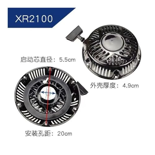 ERIHJOX XR2100 XR750 BS160 Starter Seilzugstarter Passend for Motor 590607 1062 163CC 797747 CR2100 25T2 25T3 13.5HP 420cc(XR2100) von ERIHJOX