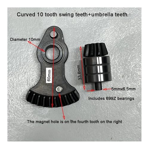 ERIHJOX Zubehör Passend for 3.0 Elektrische Gartenschere Aluminium Sitzwelle Schraubverschluss(Set 2) von ERIHJOX