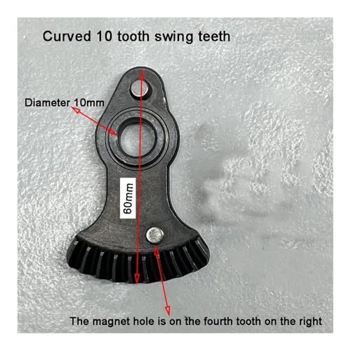 ERIHJOX Zubehör Passend for 3.0 Elektrische Gartenschere Aluminium Sitzwelle Schraubverschluss(Swing Tooth(10teeth)) von ERIHJOX