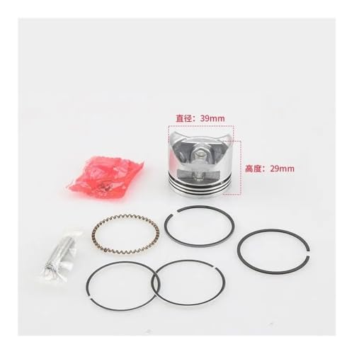 GX35 Motor 39mm Kolben Kit Mit Kolben Ring Set Fit for Pinsel Cutter Motor Brushcutters von ERIHJOX