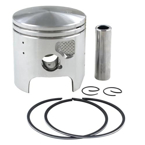 Kolbenringe-Kit for Motorradmotoren, Bohrung STD ~ +100, Größe 66 mm ~ 67 mm, passend for KDX200 KDX 200 1989–2006 13008–1116 13001–1317(1Set 66.5mm) von ERIHJOX