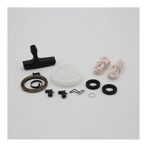 Rückstoß-Rücklauf-Starter-Riemenscheibe, Federgriff, Sperrklinke, Öldichtungssatz, passend for MS290 029 MS390 039 Kettensägenteile 1128 195 0400 von ERIHJOX