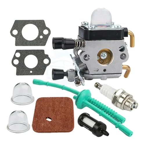 Vergaser passend for FS38 FS45 FS46 FS55 KM55 FS85 Unkrautfilterdichtungen 9PCS von ERIHJOX