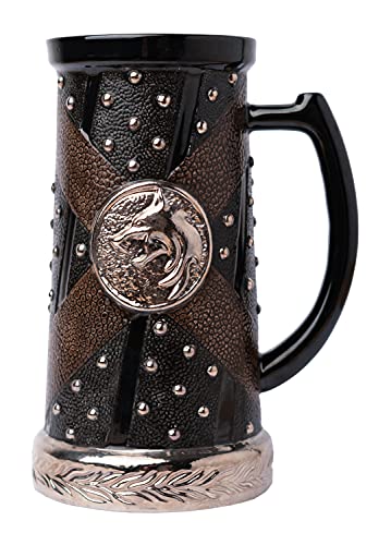 ERIK Krug - Bierkrug 750 ml - Bierseidel The Witcher Merchandise, 1 Stück (1er Pack) von Grupo Erik