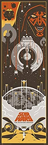 ERIK Poster von Porte Épisode I Star Wars Türposter Episode I, Papier, Mehrfarbig, 53x158 cm von ERIK
