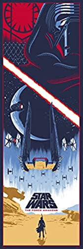 ERIK Poster de Porte Épisode Star Wars Türposter Episode VII, Papier, Mehrfarbig, 53x158 cm von ERIK