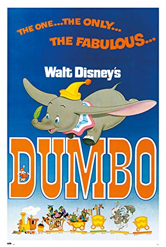 Grupo Erik Disney Poster - Dumbo Poster - Kunstdruck - Deko Wohnzimmer oder Deko Schlafzimmer - Deko Zimmer - Größe : 61 x 91 - Offizielle Lizenz - Disney Fanartikel von Grupo Erik