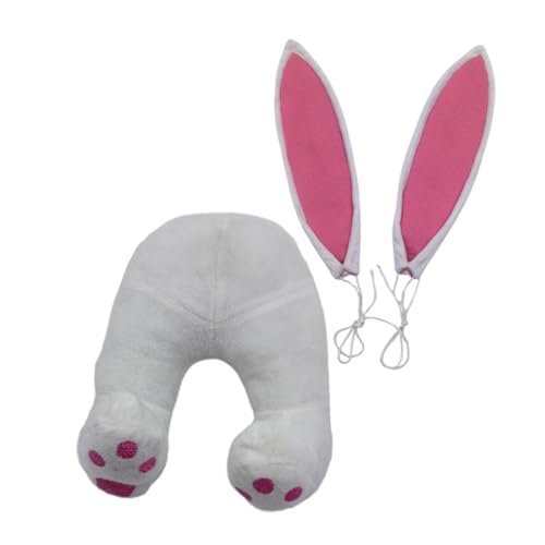 ERINGOGO 1 Satz Hasenohren gesetzt Plüsch-Hasen-Stirnband Rosa Kaninchen drinnen Nettes Hasenkranz - neuartige Feiertagsdekorationen Türdekoration mit Hasenmotiv Polyester Weiß ERINGOGO 1 Satz Hasenohren gesetzt Plüsch-Hasen-Stirnband Rosa Kaninchen drinnen Nettes Hasenkranz - neuartige Feiertagsdekorationen Türdekoration mit Hasenmotiv Polyester Weiß von ERINGOGO