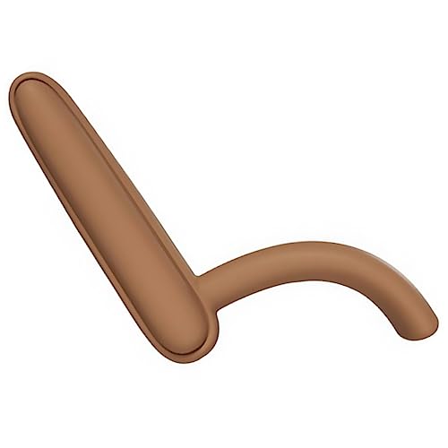 ERINGOGO 1 Stück Türknauf Finger Schutz Türstopper für Türgriff Abdeckung Installieren Schützt vor Quetschgefahr Passt für Türen Braun von ERINGOGO