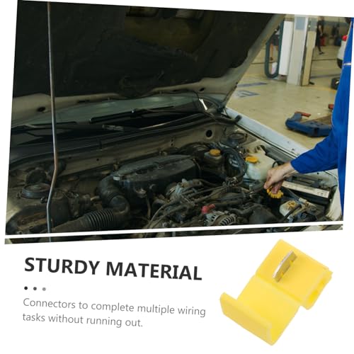 ERINGOGO 10 Stück Schnellverbinder für Autoelektrik Lötfreie Wasserdichte Quetschverbinder aus Robustem Kunststoff Hohe Spannung Einfache Installation für Fahrzeug und Netzwerkverkabelung von ERINGOGO