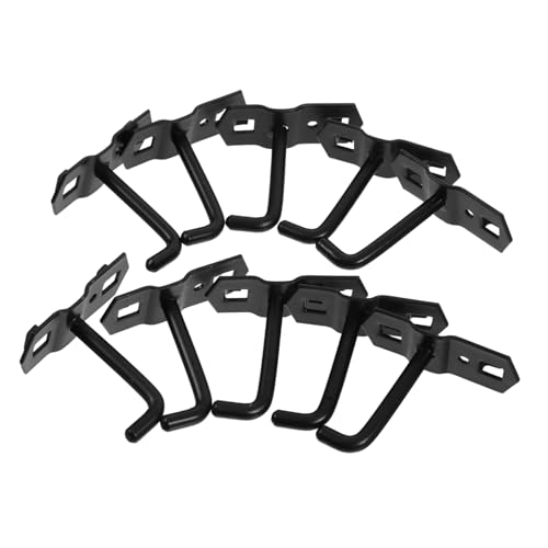 ERINGOGO 10 Stück Schwarze Schwere Lochwandhaken Verstärkte Haken Wandmontierbare Regalträger für Werkstatt Einzelhandel Flexible Anordnung Robuste Eisenkonstruktion Platzsparend ERINGOGO 10 Stück Schwarze Schwere Lochwandhaken Verstärkte Haken Wandmontierbare Regalträger für Werkstatt Einzelhandel Flexible Anordnung Robuste Eisenkonstruktion Platzsparend von ERINGOGO