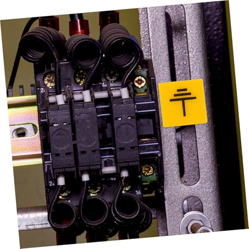 ERINGOGO 10 Stück Teiliges Erdungsaufkleber aus PC material Elektrische Warnaufkleber mit Klarem Druck Reflektierend Praktische Sicherheitskennzeichnung für Elektrogeräte ERINGOGO 10 Stück Teiliges Erdungsaufkleber aus PC material Elektrische Warnaufkleber mit Klarem Druck Reflektierend Praktische Sicherheitskennzeichnung für Elektrogeräte von ERINGOGO