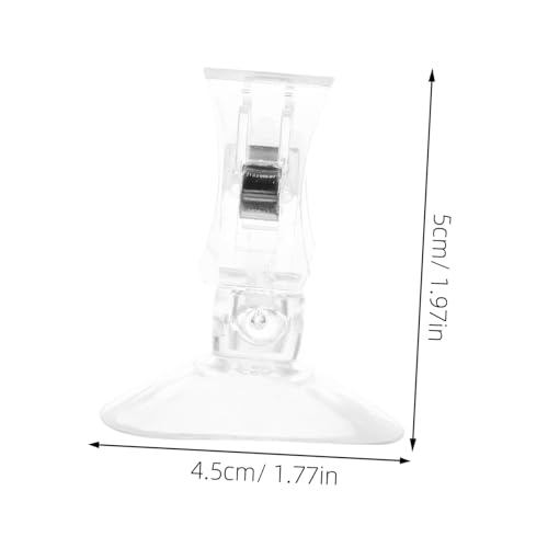 ERINGOGO 10 Stück Teiliges Saugnapf Duschvorhangklammern mit Rutschfestem Design Wasserabweisend und Winddicht Einfache Montage ohne Werkzeug Geeignet für Glatte Oberflächen im Badezimmer von ERINGOGO