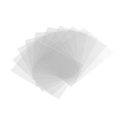 ERINGOGO 10 Stück Teiliges Transparente Kunststoffplatten für Bastelprojekte Acrylscheiben als Ersatz für Bilderrahmen und DIY Dekorationen Robust und Einfach Zuschneidbar ERINGOGO 10 Stück Teiliges Transparente Kunststoffplatten für Bastelprojekte Acrylscheiben als Ersatz für Bilderrahmen und DIY Dekorationen Robust und Einfach Zuschneidbar von ERINGOGO